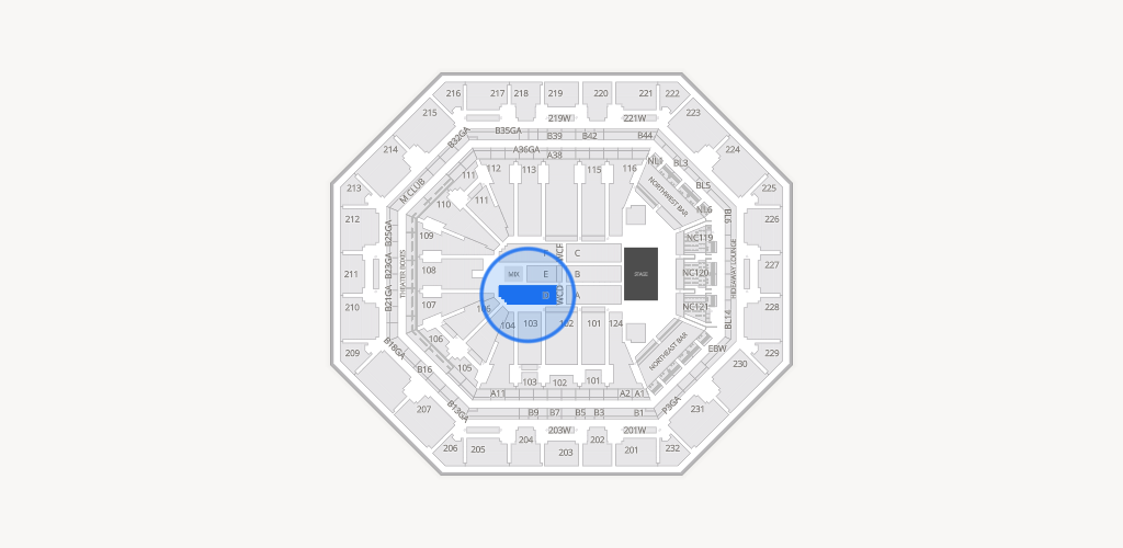 Mortgage Matchup Center Seating Chart