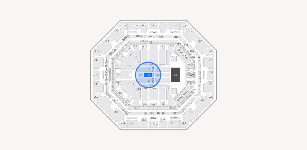 Mortgage Matchup Center Seating Chart