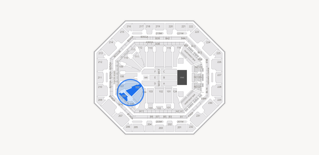 Mortgage Matchup Center Seating Chart