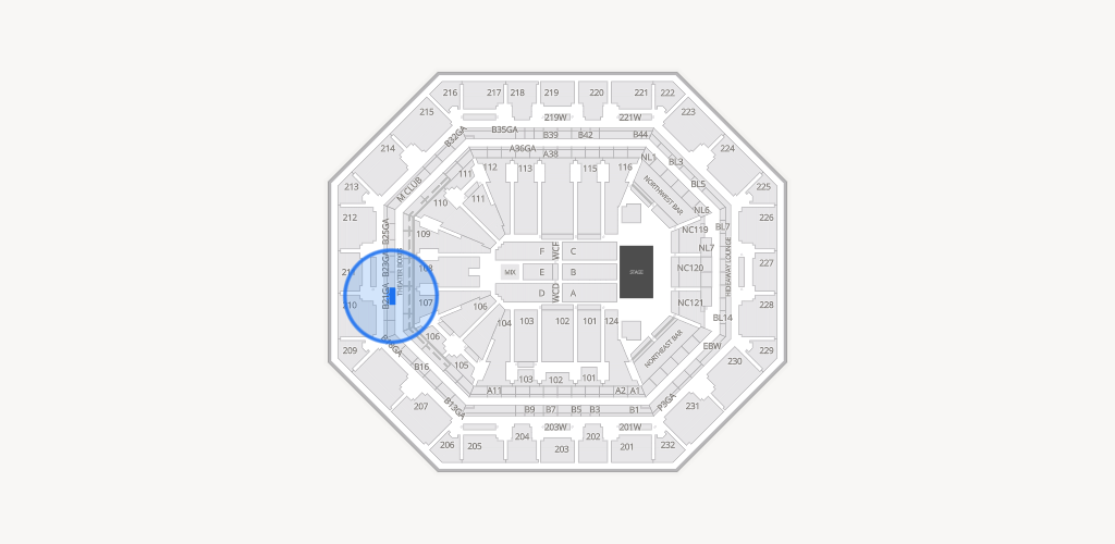 Mortgage Matchup Center Seating Chart