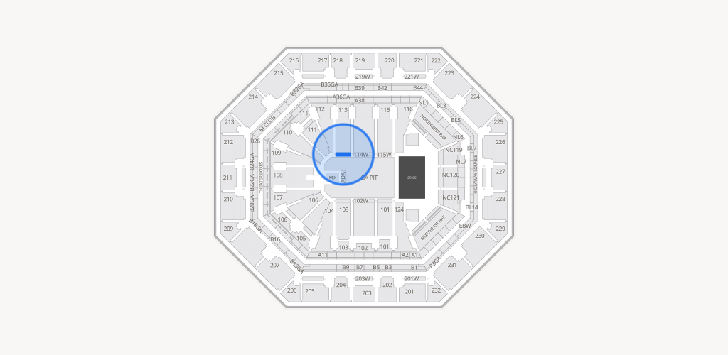 Mortgage Matchup Center Seating Chart