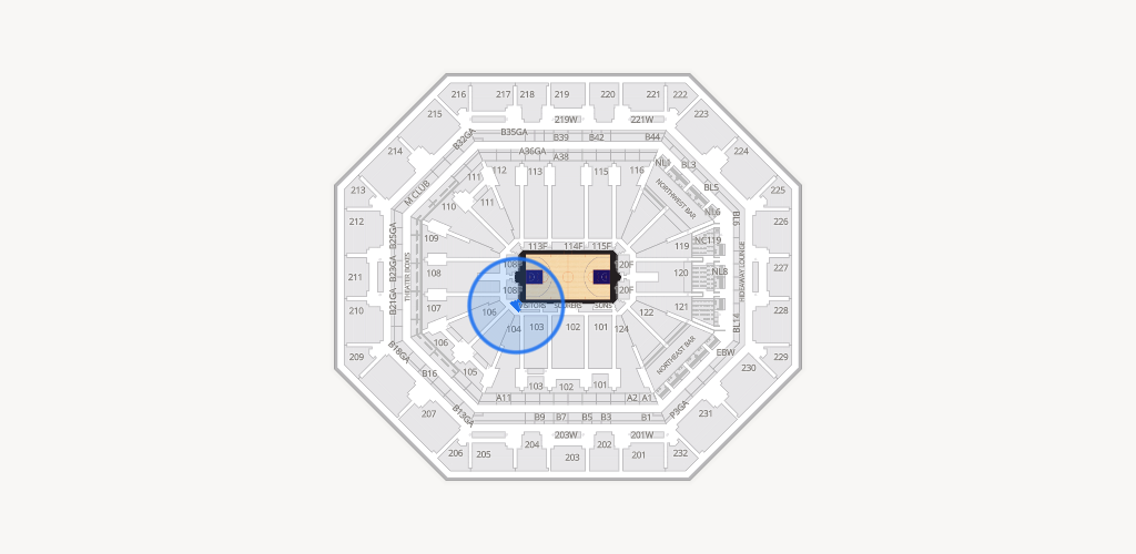Mortgage Matchup Center Seating Chart