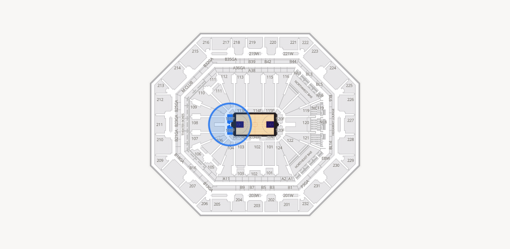 Mortgage Matchup Center Seating Chart