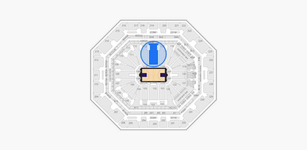 Mortgage Matchup Center Seating Chart
