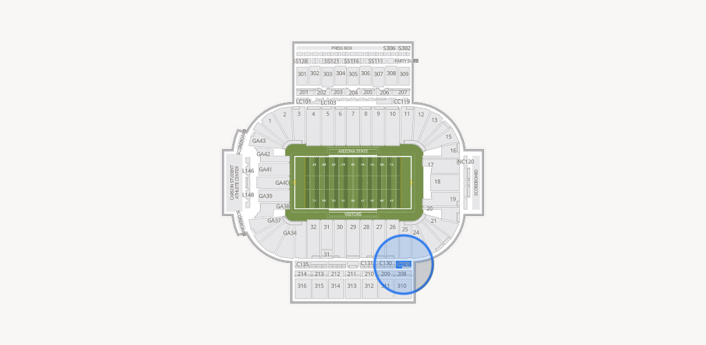 Mountain America Stadium Seating Chart