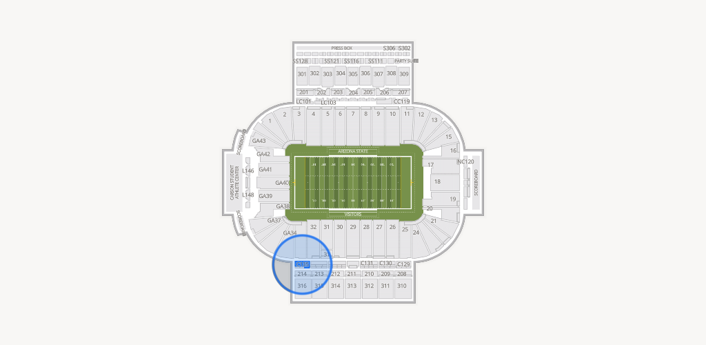 Mountain America Stadium Seating Chart
