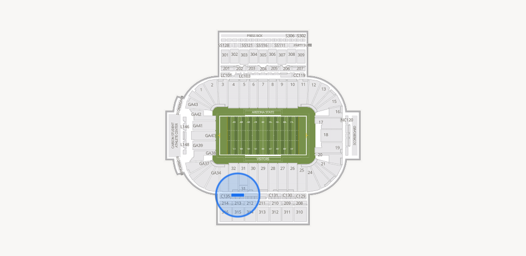 Mountain America Stadium Seating Chart