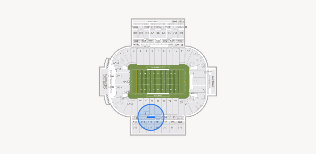 Mountain America Stadium Seating Chart