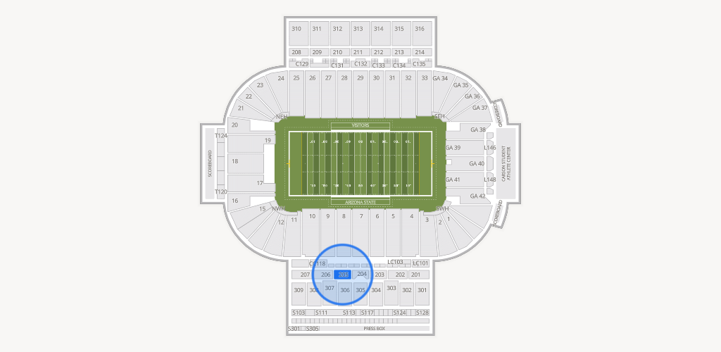 Mountain America Stadium Seating Chart