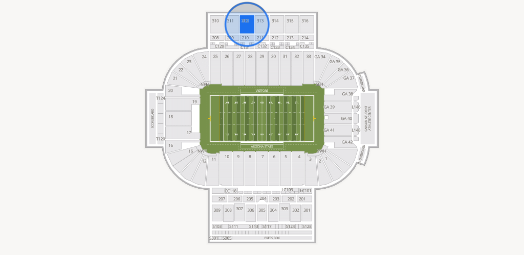 Mountain America Stadium Seating Chart