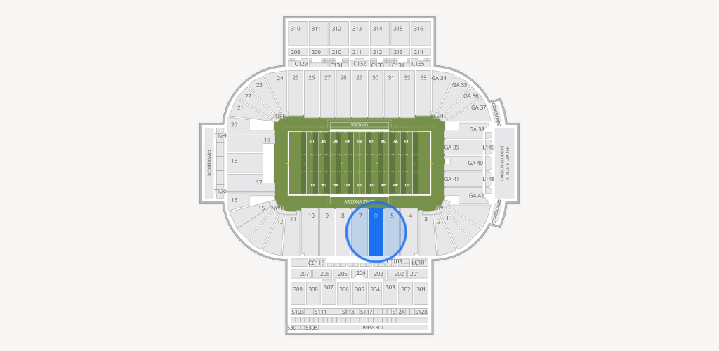 Mountain America Stadium Seating Chart