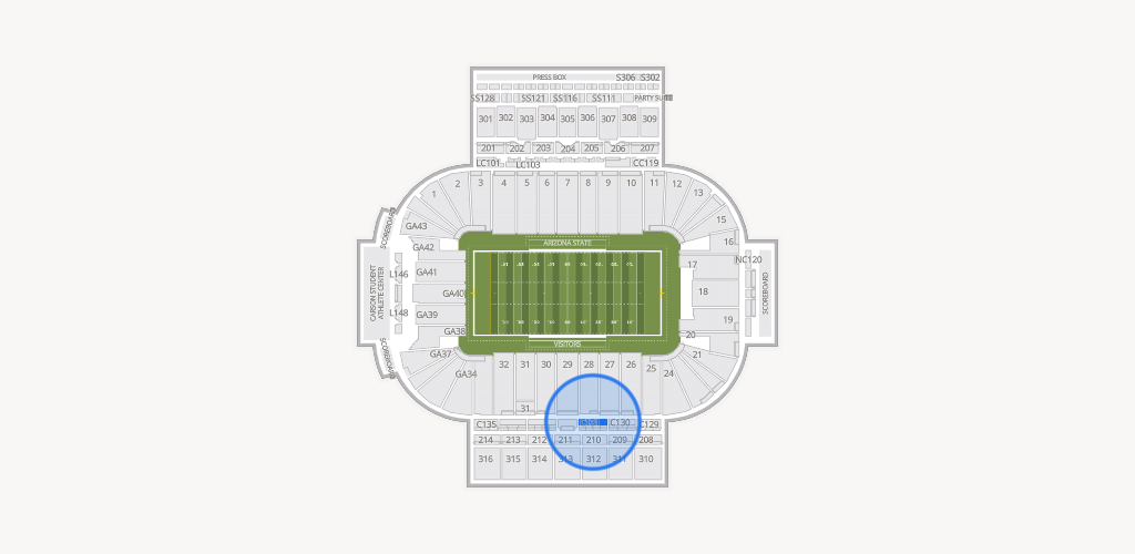 Mountain America Stadium Seating Chart