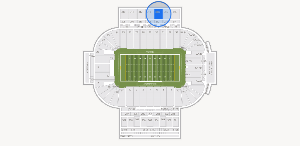 Mountain America Stadium Seating Chart