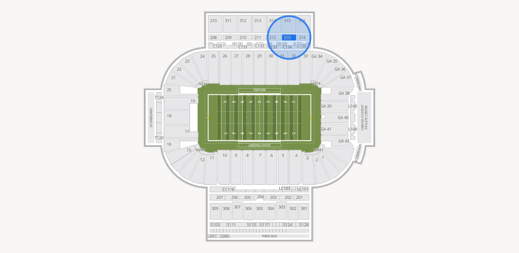 Mountain America Stadium Seating Chart
