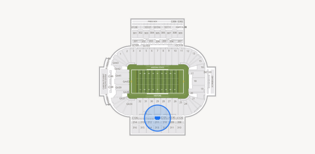 Mountain America Stadium Seating Chart