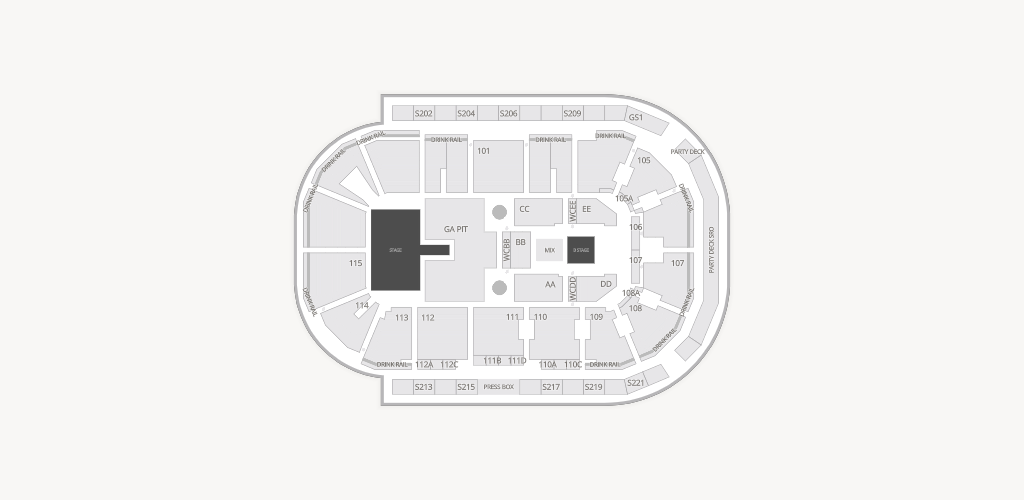Mullett Arena Seating Chart