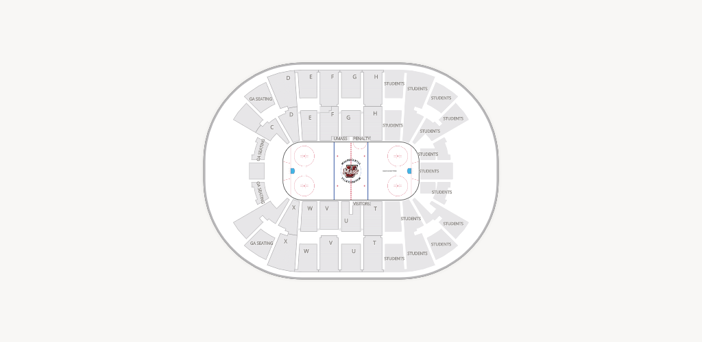 Mullins Center Seating Chart
