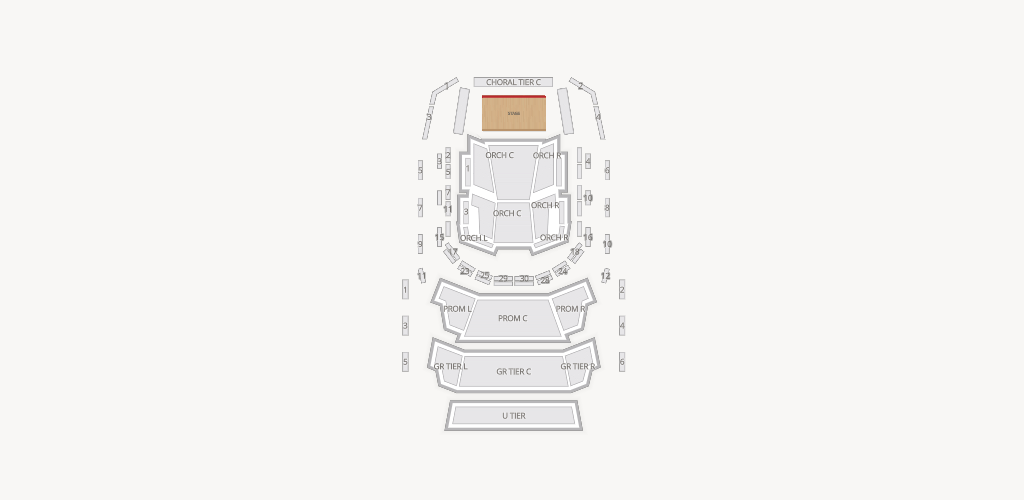 Music Center at Strathmore Seating Chart
