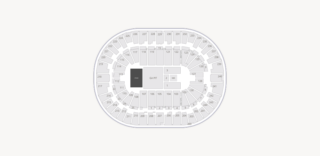 MVP Arena Seating Chart
