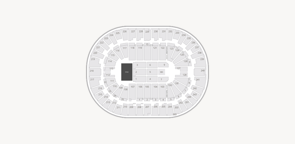 MVP Arena Seating Chart