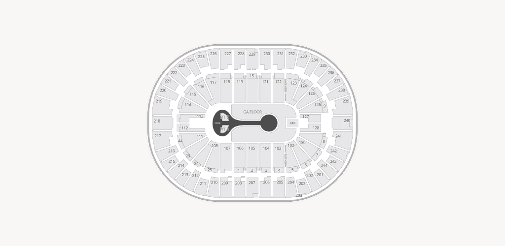 MVP Arena Seating Chart