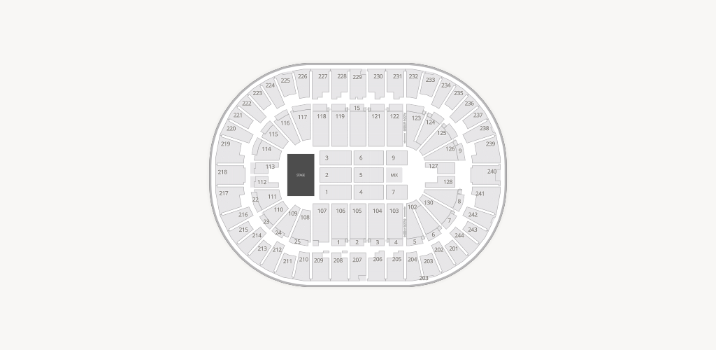 MVP Arena Seating Chart
