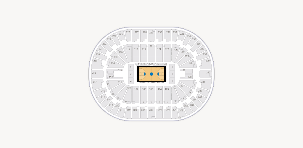 MVP Arena Seating Chart
