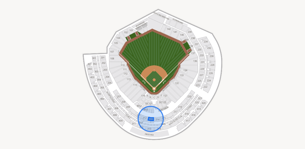 Nationals Park Seating Chart