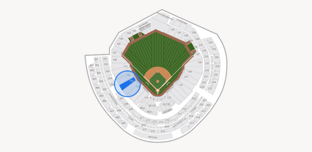 Nationals Park Seating Chart