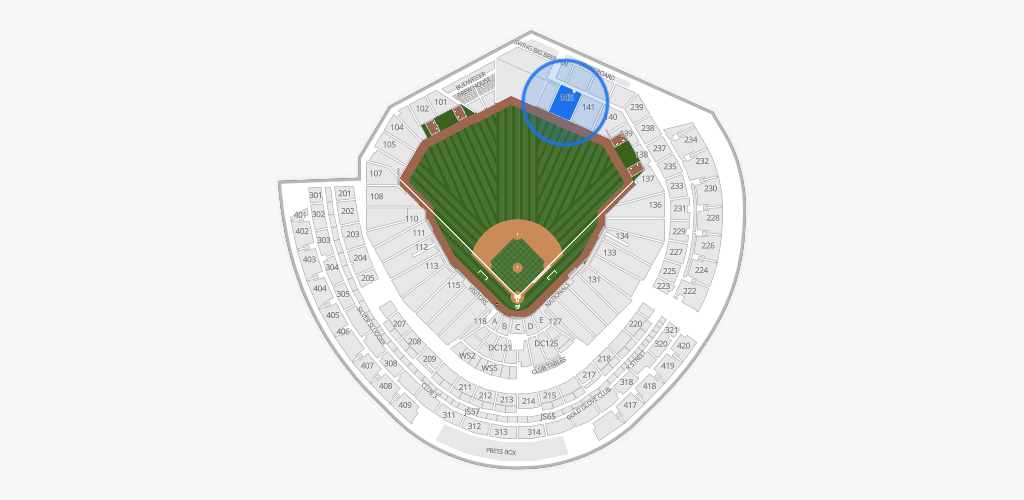 Nationals Park Seating Chart