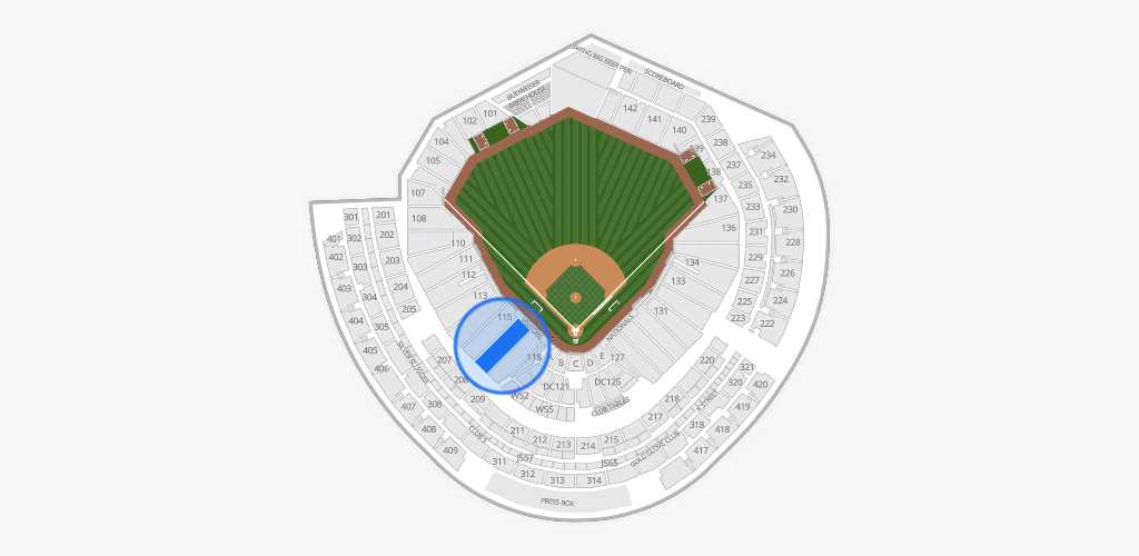 Nationals Park Seating Chart