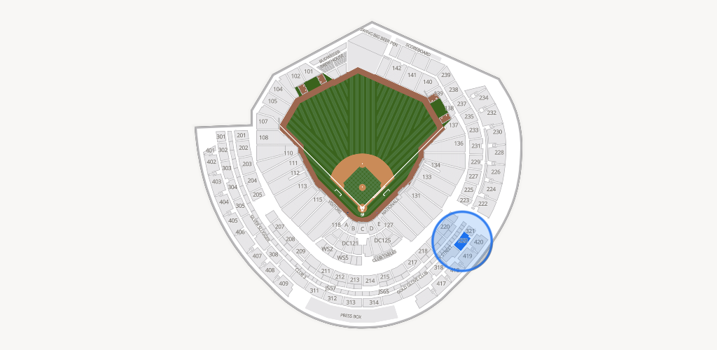 Nationals Park Seating Chart