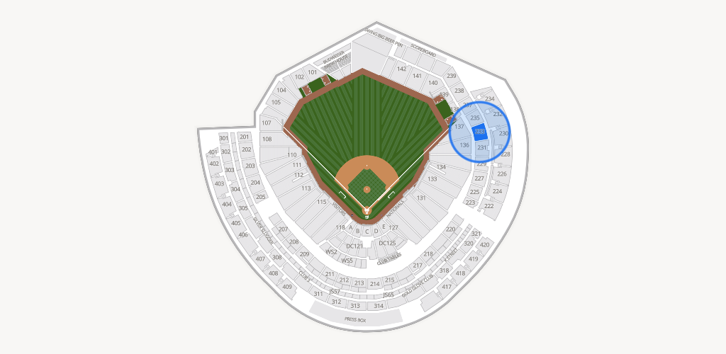 Nationals Park Seating Chart