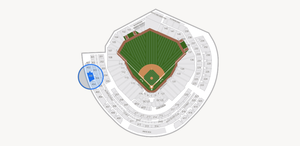 Nationals Park Seating Chart