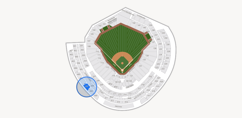 Nationals Park Seating Chart