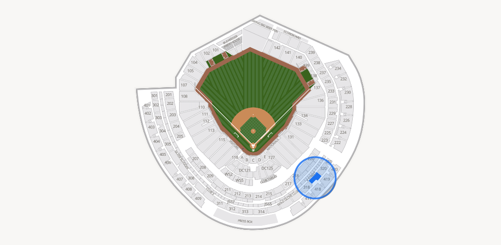 Nationals Park Seating Chart