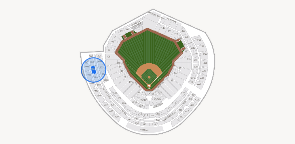 Nationals Park Seating Chart