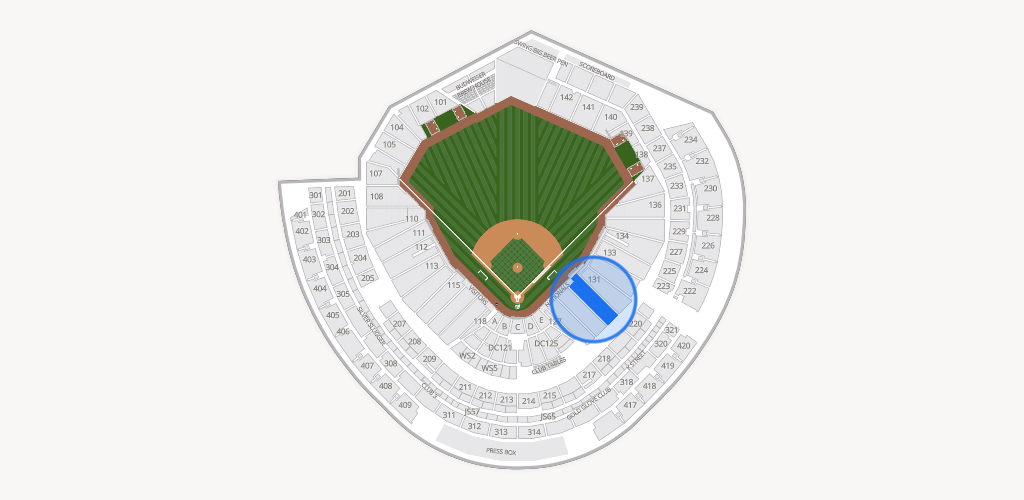 Nationals Park Seating Chart