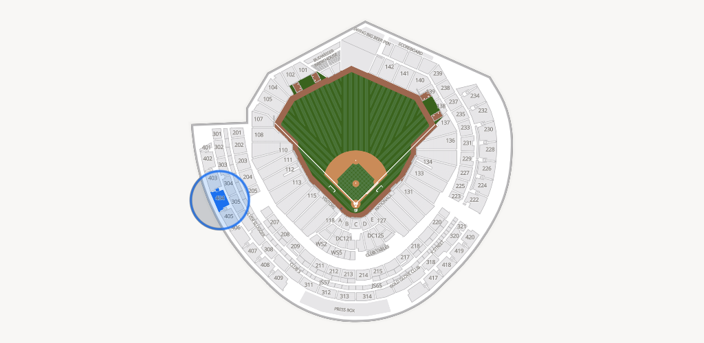 Nationals Park Seating Chart
