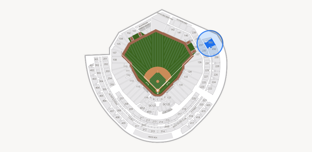 Nationals Park Seating Chart