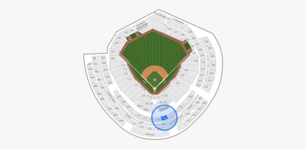Nationals Park Seating Chart