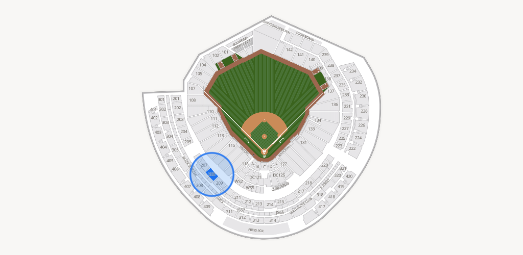 Nationals Park Seating Chart
