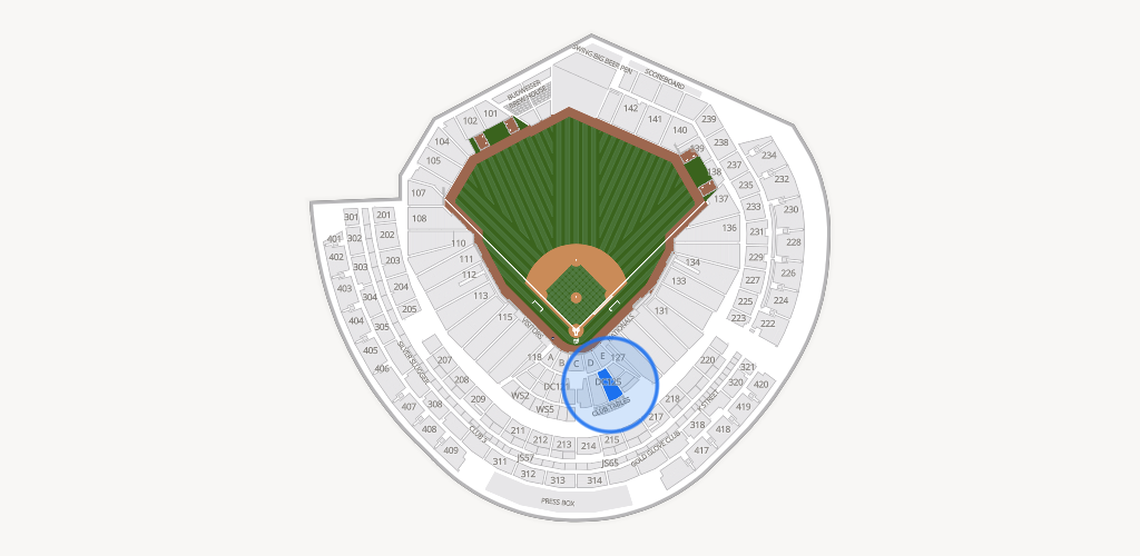 Nationals Park Seating Chart