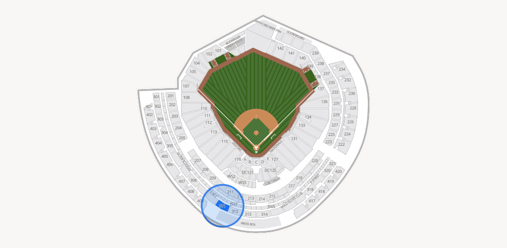 Nationals Park Seating Chart