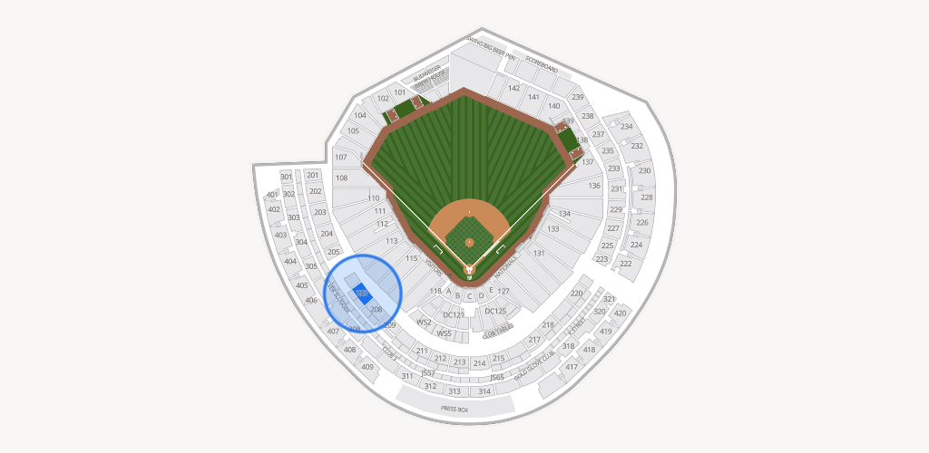 Nationals Park Seating Chart