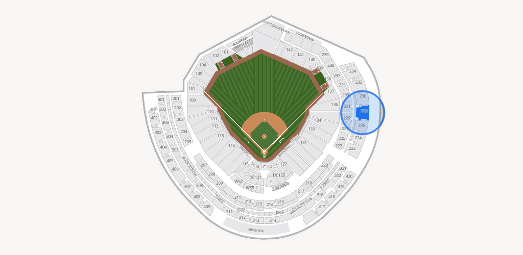 Nationals Park Seating Chart