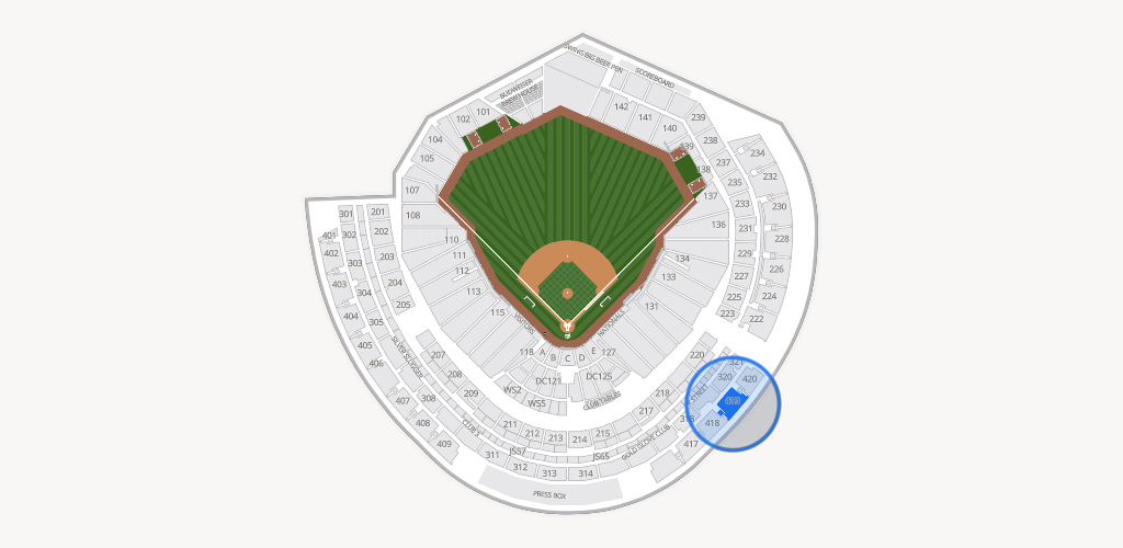 Nationals Park Seating Chart