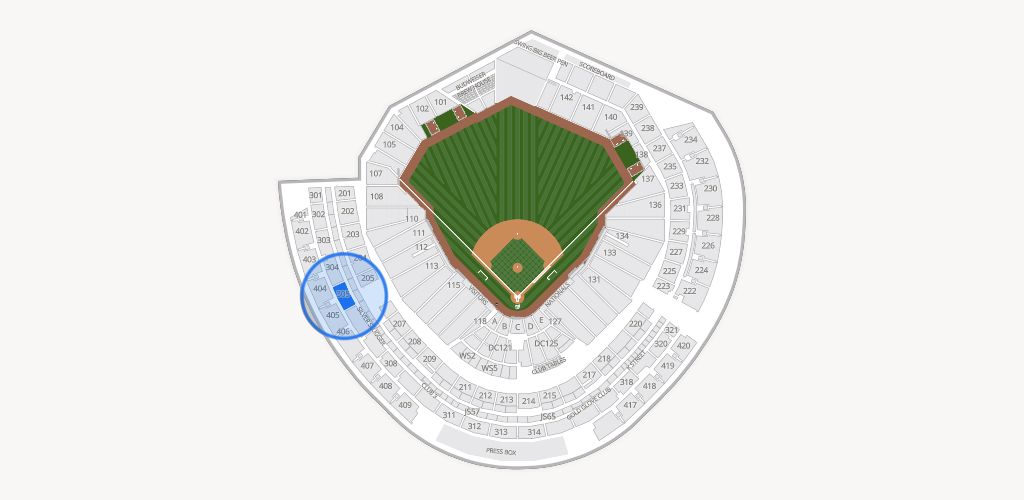 Nationals Park Seating Chart