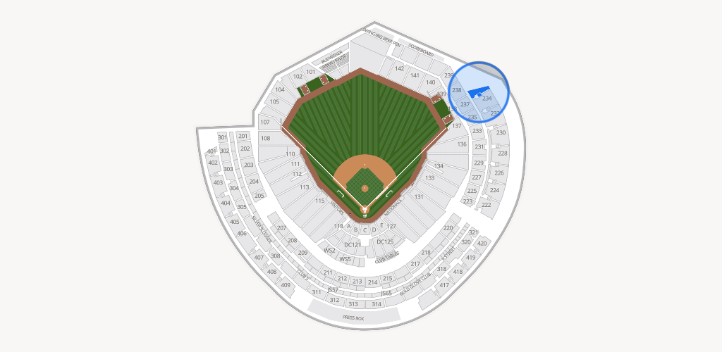 Nationals Park Seating Chart