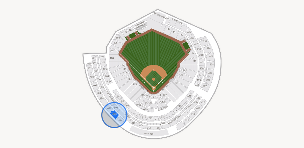 Nationals Park Seating Chart